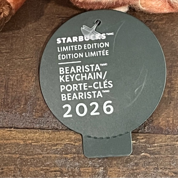 NWT Starbucks “Year Of The Horse” Plush Bearista Keychain & GC 2026 Ltd. Ed. - Picture 4 of 5